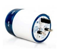 Travel Blue Twist & Slide+2 Usb Plug Adapter One Size White / Blue