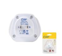 Travel Blue® UK to USA Travel Adaptor | UK 3-Pin to US 2-Pin Plug Converter | Works in USA, Canada, Japan, China, Thailand & More | Compact & Lightweight | Safety Tested to BS8546 (1)
