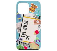 Travel Boarding Pass Vacation Adventure Cruise Design Gift Case for iPhone 13 Pro Max
