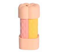 Travel Bottle for Toiletries - Silicone Travel Bottle | Portable Travel Container Set Leak Proof Refillable | Portable Refillable Container | 4-in-1 Spillproof Silicone Travel Bottle, Gym, light pink