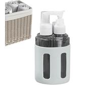 Travel Bottle Set,4-in-1 Leakproof Portable Empty - Travel Size Bottles for Toiletries | for Outdoor Camping Trip Vacation Hotel Women Shampoo Conditioner Lotion