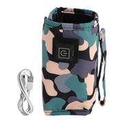 Travel Bottle Warmer, USB Bottle Warmer for Travel Insulated Bottle Cover Heat Keeper for Milk Drinks Fast Heating for Travel Camping Shopping