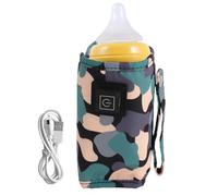 Travel Bottle Warmer | USB Fast Heating | Milk Heater, Drink Warming | Compact Thermal Bag for Baby Feeding, Portable Design, Car Trips, Outdoor Use, Family Travelling