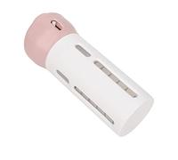 Travel Bottles, 4 in 1 Liquid Dispenser Leakproof Portable Refillable Eco Friendly Transparent with Sticker for Perfume for Lotion (Pink)