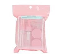 Travel Bottles Kit Portable Toiletry Containers Set 6pcs Cosmetic Storage Bottles with Funnel for Lotion Shampoo Cream Toner ABS Material Lightweight Compact Design