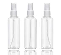Travel Bottles,Mini Spray Bottles,Transparent Fine Mist Sprayer Bottles,3pc | Atomiser Spray Bottle,Portable Reusable Plastic Mini Travel Sprayer Bottles Set,For Traveling,Cosmetic,Perfume,Lotion(20ml)