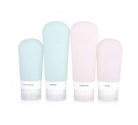 Travel Bottles Set 2pcs 89ml Silicone Refillable Bottles Green