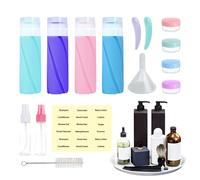 Travel Bottles Toiletries - 100mlToiletry Bottles Set, Silicone Containers With Spray Bottle | Travel Size Shampoo Liquid Spray | Leak Proof Empty Toiletry Containers Set Body For Shower
