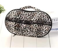 Travel Bra and Underwear Organizer, Great for Traveling and Organizing Your Wardrobe and Baggage, Women's Storage Bag for Underwear Clothes Lingerie Bra Organizer, qzjijosen (Leopard)