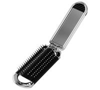 Travel Brush - Ride Hair Brush, Foldable Hair Massage Brush Comb Mirror | Make Up Accessories of the Size of the Handbag, Bag, Bag, V