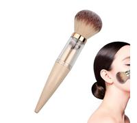 Travel Brush Set | 5 Pieces Reusable Cosmetic Tool - Eyeshadow and Foundation Brushes Kit | For Girls Beginner Vanity Bod