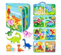 Travel Busy Toy - Farm Theme Activity Book, Kids Early Learning Quiet Play Board with Interactive Educational Design for Preschool Boys Girls Portable for Home Travel Bedroom Cradle