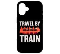 Travel By Train Railway Engineer Steam Locomotives Train Case for iPhone 16