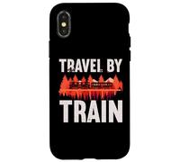 Travel By Train Railway Engineer Steam Locomotives Train Case for iPhone X/XS