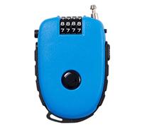 Travel Cable Locks for Luggage, Retractable 4-Digit Combination Suitcase Locks, Portable Security for School Gym Locker, Baggage, Bike, Ski, Snowboard & Stroller