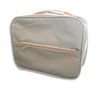 Travel Cable Organiser Bag, Camera Bag Electronics Accessories Tech Pouch, Travel Cube Packing Cube Gadget Bag for Holiday Essentials, Cables, Gameboy, Power Bank, USB Drive, Charger, Disk (Silver)