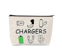 Travel Cable Organizer Bag, Waterproof Charger Bag for Electronics Accessories, Portable Charging Cable Storage Pouch for Backpack, All-in-One Gadget Organizer for Women and Men, Perfect for Travel