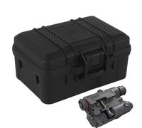 Travel Cable Organizer Box | Shockproof Organizer Case - Large Cable Storage Box - for Cords Power Bank Adapter Mouse Tablet Phone Home Indoor Office, Black, Refer to description, Unisex