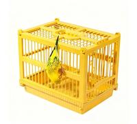 Travel Cage for Birds, Bird Cage with Handle and Perch, Multifunctional Transporter, for Indoor Walk, Budgie, Cockatiel, Conure Fink, Inseparable