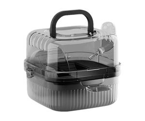 Travel Cage for Small Animals: Lightweight Hamster Carrier, Spacious Hedgehog, Chinchilla Cage | Long Lasting, Comfortable Portable Hamster Carrier for Cam Walks