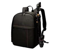 Travel Camera Backpack-Multifunctional DSLR Organizer, Shock Storage Bag | Professional Photo Gear Port, Waterproof Lens Case, Envelope with CE, Gray, Fare riferimento alla descrizione, Please refer