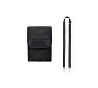 Travel Camera Case Pouch Bag with Strap for A6700 A6000 A6100 A6400 A7CII M M5 M10 M50(Black)