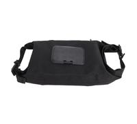 Travel Camping Wipes Dispenser Pull Out Type Large Capacity Canvas Portable Camping Wet Wipe Pouch for Office Car Home (Black)