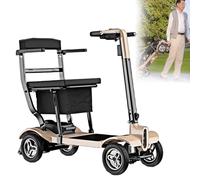 Travel Car Boot Mobility Scooter,Folding Mobility Scooter,Scooters for Senior Citizens,Removable Battery,Load Capacity 125Kg (275 Lbs) 6.6A