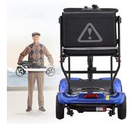 Travel Car Boot Mobility Scooter,Lightweight Folding Mobility Scooters,4 Wheel Mobility Scooter,270W Brushless Motor,Safe Load-Bearing Capacity 120Kg/265 Lbs A