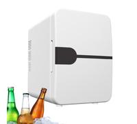 Travel Car Refrigerator - 6L Portable Cooler Warmer, Power Mini Fridge | 12V DC & 220V AC Compact Freezer Unit, USB Thermal Cooling Box Operated While Road Trips, Camping, Fishing, Long Drives