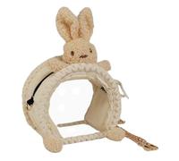 Travel Carrier For Parrot - Clear Cross Bear Pet Carriers For Sugar Squirrels, Squirrels And Small Animals | Plush And Acrylic, Cute Cartoon Design, Breathable And Lightweight For Animal