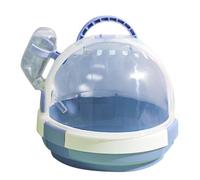Travel Carrier for Pet Hamsters - Small Animal Cages with Secure Lock | Safe Portable Hamster Cages Small Animal Carrier