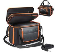 Travel Carrying Case Compatible with Anker SOLIX C1000 Gen2 /C1000 /C800 /C800X Plus, Portable Power Station Case with Clear Pocket, Two Layer Protective Storage Bag for Outdoor Camping Party Car Trip