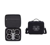Travel Carrying Case for DJI Avata 360 Drone Portable Storage Bag Hard Shell Shockproof Drop-Proof Protective Box with Shoulder Strap (Black PU)