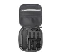Travel Carrying Case for DJI Osmo Pocket 3/Pocket 4 Creator Combo, Portable PU Hard Shell Storage Bag, Waterproof Protective Cover with Magnetic Pad Camera Accessories (Pocket 3 Black)