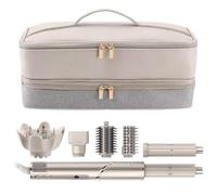 Travel Carrying Case for Hair Dryer, Double-Layer Hair Tools Organiser | Portable Waterproof Storage Bag Compatible with Shark FlexStyle, Dyson Airwrap, Revlon Hair Styling Tools