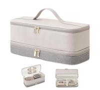 Travel Carrying Case for Hair Dryer Shark Flexstyle Styler, Portable Double Layer Storage Bag for Dyson Airwrap Styler and Attachments, Hairdryer Styler Organizer