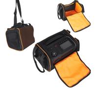Travel Carrying Case for JBL BandBox Trio Party Speaker, Travel Outdoor Storage Tote Bag with Shoulder Strap & Side Pocket, Extra Storage Pockets for Microphones Cable Accessories