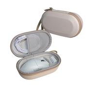 Travel Carrying Case for Razer Viper V4 Pro/V3 Pro Mouse,Portable Storage Bag Protective Pouch with Removable Strap Mesh Pocket(Beige)