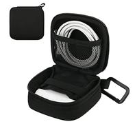 Travel Carrying Charger Storage Case: Small Electronic Organizer Bag Compatible with MacBook MagSafe Power Adapter, Portable Pouch for Laptop Accessories, USB Drives, Gadgets, Tech Gear