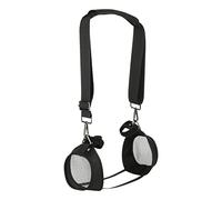 Travel Carrying Strap for Anker Soundcore Motion Boom, Shoulder Strap with Two Side Covers Travel Carrying Pouch, Black