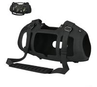Travel Carrying Strap for JBL Boombox 3-Portable Bluetooth Speaker, EVA Hard Shell Protective Pouch Case with Handle, Portable Speaker Bag for Beach Picnic Party, Black