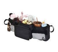 Travel Cart - Compact Multi-Pocket System, Water-Resistant Polyester, Storage Organizer With Easy Access Sections | Practical Utility Option For Parents F