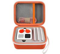 Travel Case Compatible with Yoto Mini - Kids Audio & Music Player, Holder Bag for Children’s Speaker Plays Audiobook Cards (Orange, Medium)