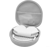 Travel Case for AirPods Max with Ear Pad Protectors - Compact EVA Hard Drive Bag Shock Resistant Storage Pouch Anti-Dust Pink 22x21.5cm(gray)