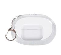 Travel Case for Charger Organizer, Travel Cord Organizer, Waterproof Cord Charger Storage Box, Clear PVC Storage Bag with Key Chain - Carry Case