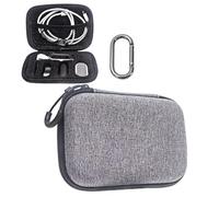 Travel Case for PLAUD NotePin AI Voice Recorder and Charging Dock Accessories,Shockproof Water Resistant Portable Lightweight Plaud NotePin Storage Bag with Lanyard and Carabiner