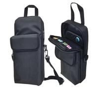 Travel Case for Switch/Switch2/OLED, for Por-tal, for Steam Deck/OLED,for ROG Xbox Ally/Ally X/Legion Go Handheld Game Console Carrying Bag with Shoulder Strap and Handy Strap