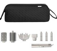 Travel Case - Heat-Resistant Hair Tool Organizer for Hair Dryer, Curling Iron, Brush & Accessories - Compact Carrying Bag for Home, Travel, and Salon Use (Black)