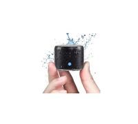 EWA Travel Case Packed, A106 Pro Wireless Mini Bluetooth Speaker with Custom Bass Radiator. IP67 Waterproof, Small But Loud, Portable Speakers for Car, Bike, Outdoors, Shower (Black)